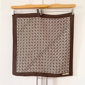 Vintage Celine Chain Link Silk Scarf